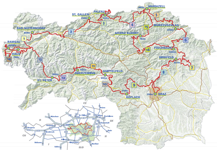 MountainbikeAlpentour Steiermark Alpencross Alpen berquerung