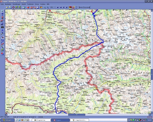 MTB, GPS-Streckendaten, Mountainbike
