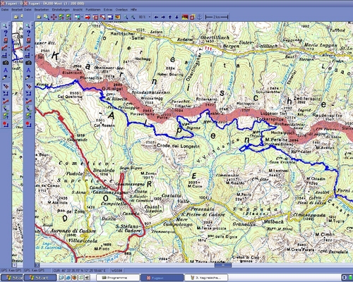 Mountainbike, MTB, GPS-Streckendaten